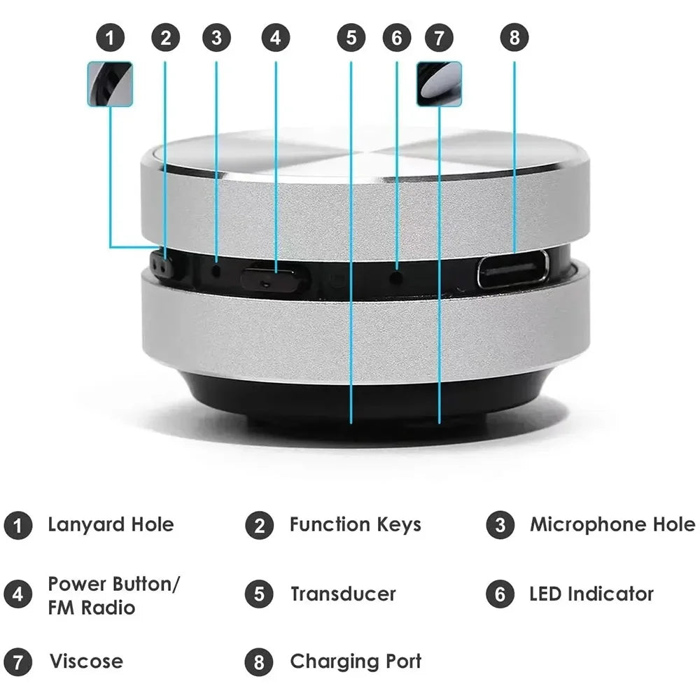 Nouveau haut-parleur à Conduction osseuse, Compatible Bluetooth, TWS, son stéréo sans fil, colibri, avec Radio FM, livraison directe, 2025